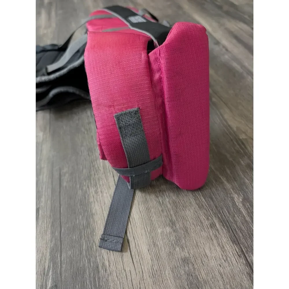 Outward Hound Pink Dog Life Jacket Size M Adjustable Girth & Neck Handles
